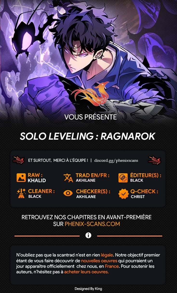 Solo leveling Ragnarok Chapitre 57 Scan VF / FR Gratuit